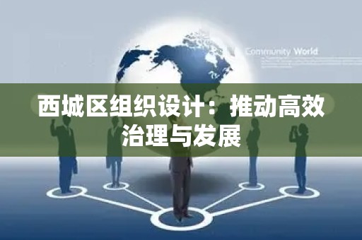西城区组织设计：推动高效治理与发展