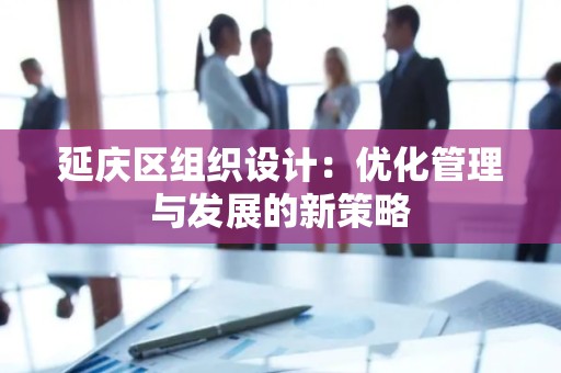 延庆区组织设计：优化管理与发展的新策略