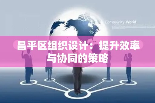 昌平区组织设计：提升效率与协同的策略