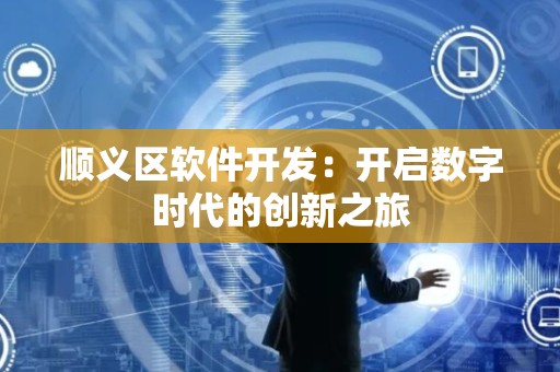 顺义区软件开发：开启数字时代的创新之旅