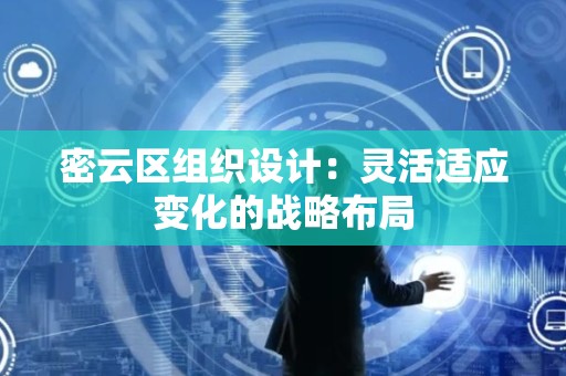 密云区组织设计：灵活适应变化的战略布局