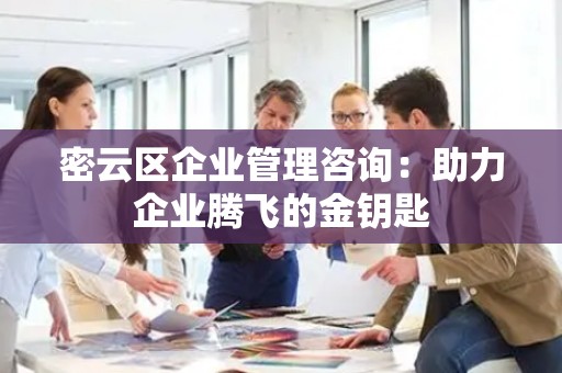 密云区企业管理咨询：助力企业腾飞的金钥匙