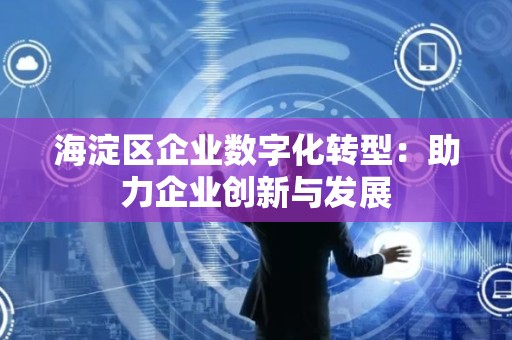 海淀区企业数字化转型：助力企业创新与发展