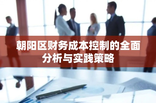 朝阳区财务成本控制的全面分析与实践策略
