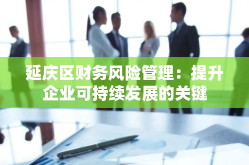 延庆区财务风险管理：提升企业可持续发展的关键