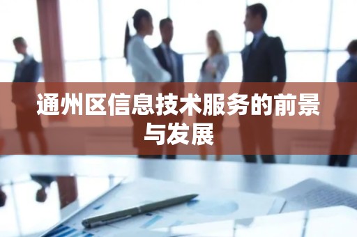 通州区信息技术服务的前景与发展