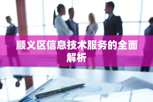 顺义区信息技术服务的全面解析