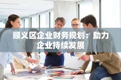 顺义区企业财务规划：助力企业持续发展