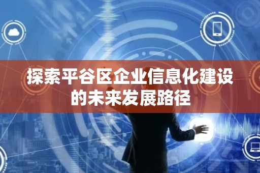 探索平谷区企业信息化建设的未来发展路径